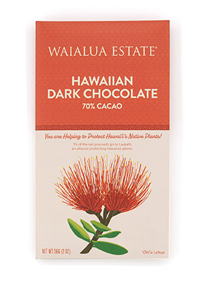 Hawaii Grown - 70% Cacao - Hawaiian Extra Dark Chocolate - $10/bar